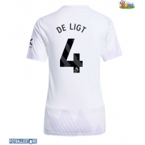 Manchester United Matthijs de Ligt #4 Bortedrakt Dame 2025-26 Kortermet
